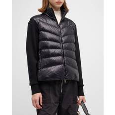 Moncler Femme Cardigans Moncler Avec Empiècement en Coton