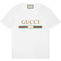 Gucci Tops Gucci Oversized cotton T-shirt with logo white