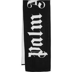 Palm Angels Herr Accessoarer Palm Angels Sjal I Ullblandning Med Kontrastlogga - Black