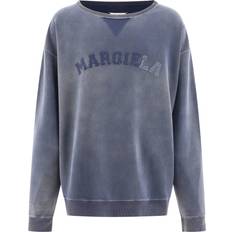 Blåa Tröjor Maison Margiela Bomull Oversize Sweatshirt -