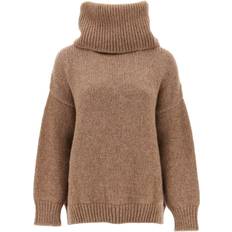 Dolce & Gabbana Oversize llama wool sweater with shawl neck