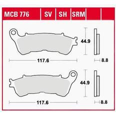 Pièces de Vélo TRW Sinter Street MCB776SH