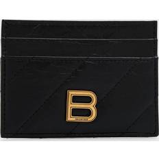 Crush Card Holder Quilted Calfskin - Black