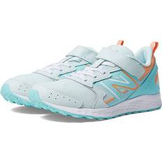 New Balance Kids' Fresh Foam 650 Bungee with Top Strap Blue/Orange Size X-Wide