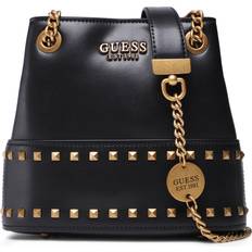 Guess Iseline Stud Mini Bucket Bag - Black