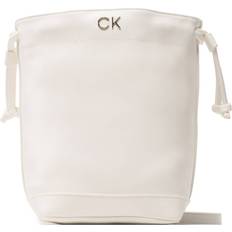 Calvin Klein Bolsos Cubo Calvin Klein Bolso Jeans Re-Lock Drawstring Bag Mini K60K610450 Blanco 00