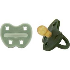 Hevea Nappar 3-36 mån. 2-pack Naturgummi Green/Deep F 3-36 mån Nappar