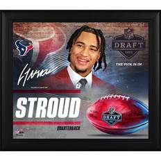 "C.J. Stroud Houston Texans Facsimile Signature Framed 15" x 17" 2023 NFL Draft Day Collage"