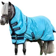 Amigo Horseware Hero Petite Plus ulkoloimi irrotettavalla kaulakappaleella, g, Blue/ Navy/ Grey