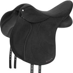 Wintec Sillas de Montar para Caballos Wintec Sattel D'Lux Vielseitigkeitssattel Schwarz