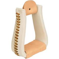 Stirrup Leather Weaver Rawhide Covered Roper Stirrups