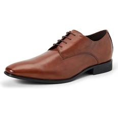 Derby Geox Men's Oxfords Shoes, Dk Cognac