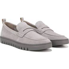 Grey - Women Loafers Vionic Uptown Light Grey Suede Women's Shoes Gray