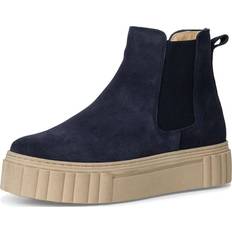 Tamaris Damen Chelsea Boots Tamaris Stiefeletten blau