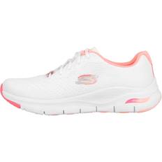 Skechers Arch Fit-Infinity Co Mujer - White/Mesh/Pink