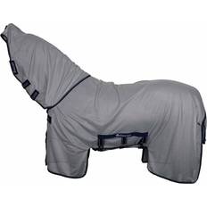 Pferdedecken Bucas Buzz-Off X light Full Neck Silver
