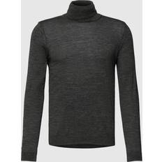 HUGO BOSS Sweatere HUGO BOSS Elegant Uld Turtleneck Sweater - Grå