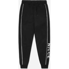 Nicce Graphic Logo Stretch Waist Black Mens Track Pants 211 04 06 0001
