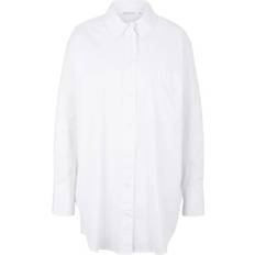 Denim T-shirts Tom Tailor T-shirt col rond - blanc