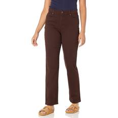 Brown - Women Jeans Gloria Vanderbilt Women's Amanda Jean Brown Pants 10-Regular