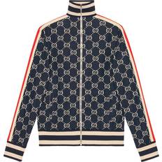 Gucci Klær Gucci GG jacquard zipped jacket multicoloured