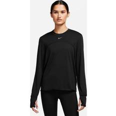 Nike tshirt kvinder Nike Dri-FIT Swift UV Crew Langærmet T-shirt Str. L - Svedtransporterende