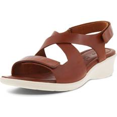 ecco Felicia Sandal I Nubuck Med Kilehæl Til Damer - Brun