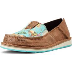 Turquoise - Women Riding Shoes Ariat Womens Cruiser Copper Metallic/Bucking Turq