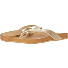 Beige - Women Flip-Flops Reef Women's Sandals, Cushion Court, Tan/Champagne