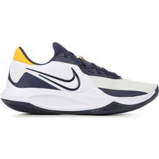 Nike Precision 6 - White/Dark Blue/Yellow