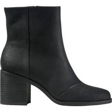 Toms Women's Black Leather Evelyn Boots