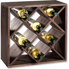 Bruna Vinställ Kesper Wooden Shelf Vinställ 50x50cm