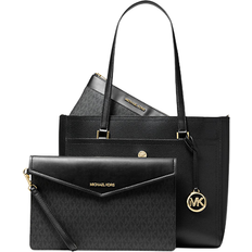 Totes & Shopping Bags Michael Kors Maisie Large Pebbled Leather 3-in-1 Tote Bag - Black