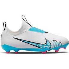 Mercurial pink NIKE Jr. Mercurial Vapor 15 Academy MG - White/Pink Blast/Baltic Blue