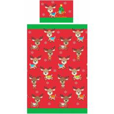 Rapport Kid's Raindeer Junior Duvet Cover Bedding Set Christmas 47.2x59.1"