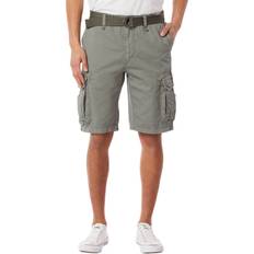 Mens Belted Cargo Shorts - Bay Green
