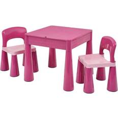 Plastic Furniture Set Liberty House Toys Kid's 5-in-1 Activity Table and 2 Chairs Set