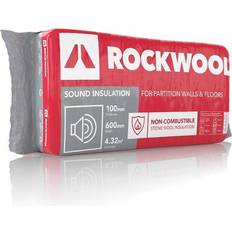 Rockwool Sound Insulation Slab 100 x 600 x 1200mm