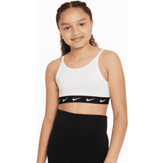 Hvid Toppe Børnetøj Nike Dri-FIT One-sports-bh til større børn piger hvid