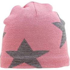 Girl Beanies Molo Colder Star Beanie - Pink/Grey