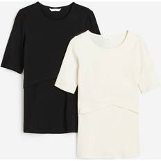 H&M Mama Before & After Nursing Tops - Cream/Black (1223407001)