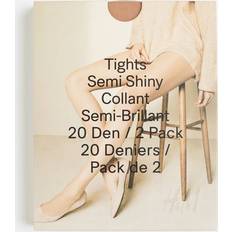 H&M Tights & Stay-Ups H&M Ladies Beige 2-pack denier tights