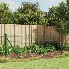 Grønne Sveisede gjerder vidaXL Wire Mesh Fence Green 1x10 m