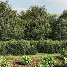 Clôtures en Chaîne vidaXL Chain Link Fence with Flange