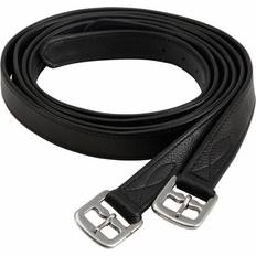 Noir Etriers en Cuir Horse Guard Étrivières en cuir pour cheval 21 mm Noir