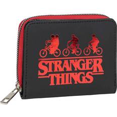 Stranger Things Billetero de - Color Negro y Rojo