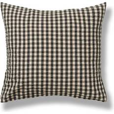 Juna Oreillers Juna Bæk & Bølge Cushion Cover Black, Beige (63x60cm)