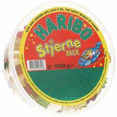 Marshmallows Godteri Haribo Star Mix 1000g 1pakk