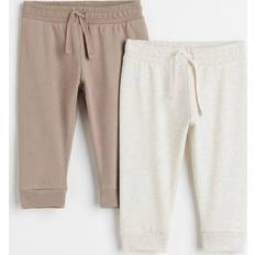 Brown Trousers Children's Clothing H&M Baby Brown 2-pack joggers