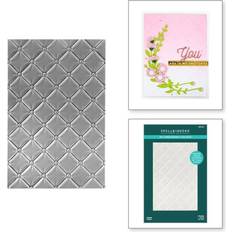 Photo Albums Spellbinders 3d embossing folder 5.5"x8.5"-tufted